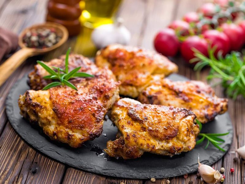 Chicken Thighs (Bone-In & Not Skinless) Chicken Thighs (Bone-In & Not Skinless)