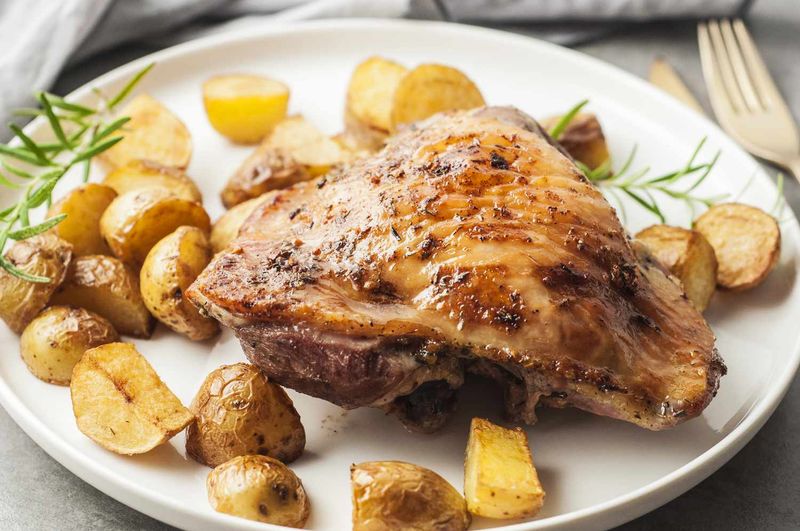 Turkey Thighs (bone in, skin on) Turkey Thighs (bone in, skin on)
