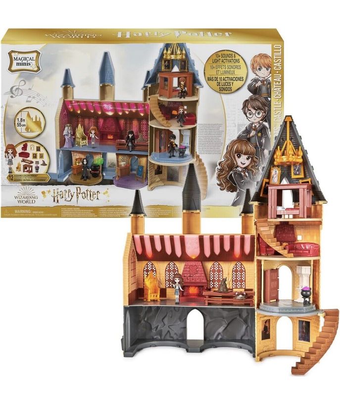 Wizarding World Harry Potter - Schloss Hogwarts Spielset + 2 Klassenzimmer