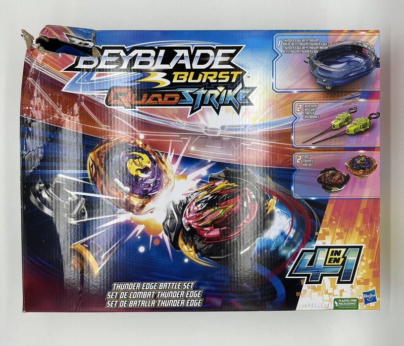 Beyblade Burst QuadStrike Thunder Edge Battle Set, 2 Blades, Battle Set, B Ware