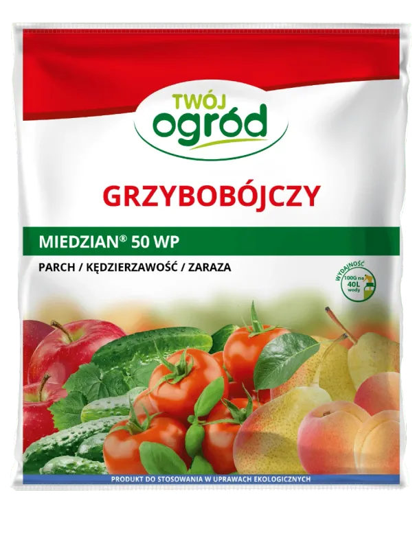Środek grzybobójczy Twój Ogród Miedzian 50 WP 100 g