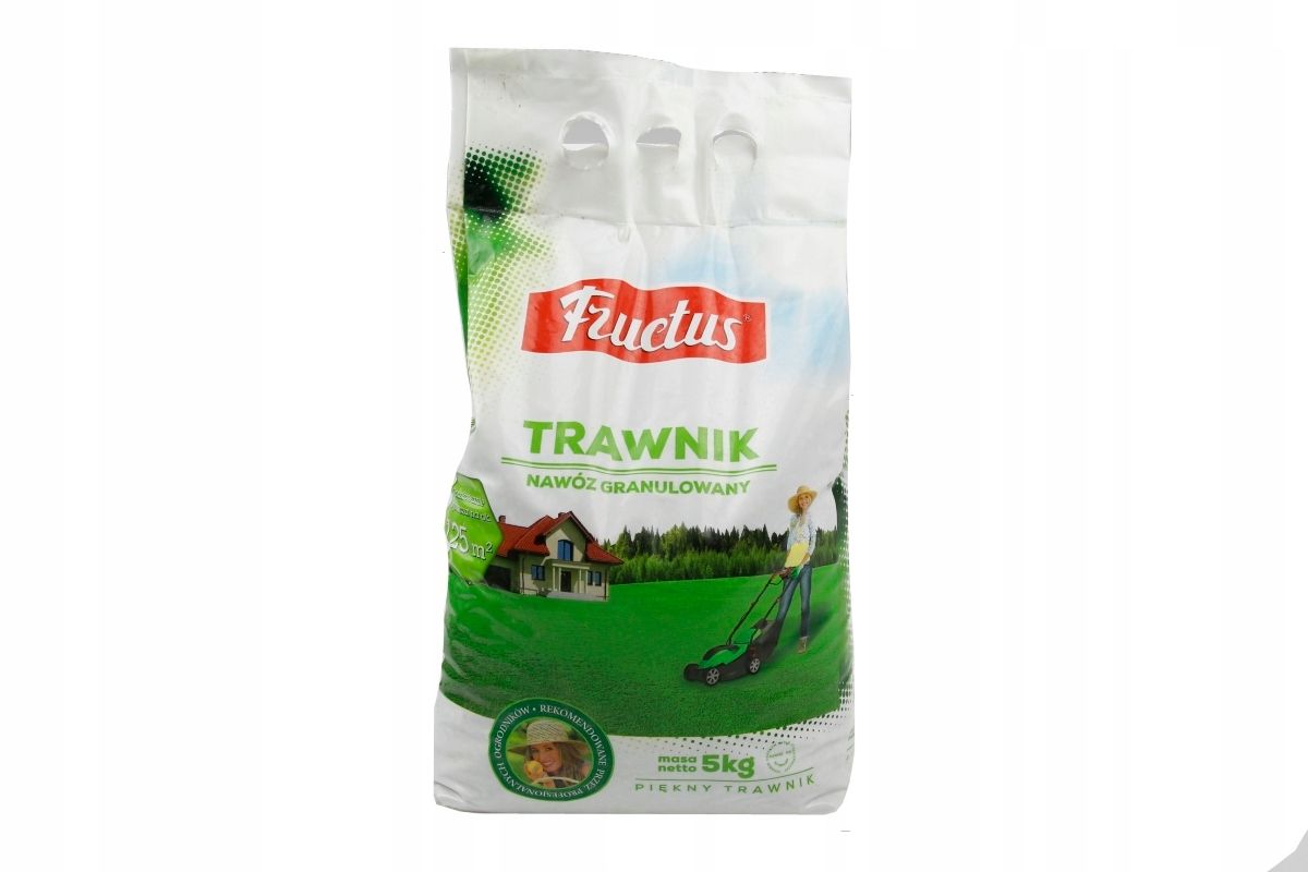 Nawóz do trawy wieloskładnikowy Fructus granulat 5 kg 5 l