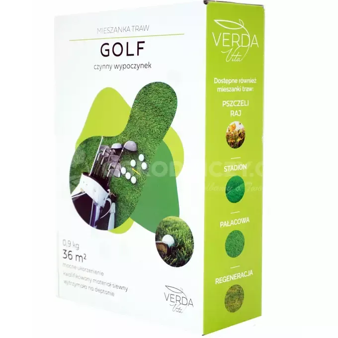 Mieszanka traw Golf 0,9kg Verda Vita mieszanka uniwersalna do czynnego wypoczynku