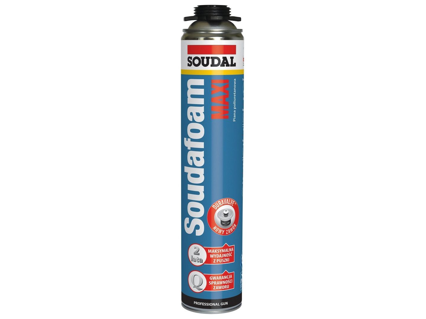 Soudal Piana poliuretanowa pistoletowa MAXI 870ml
