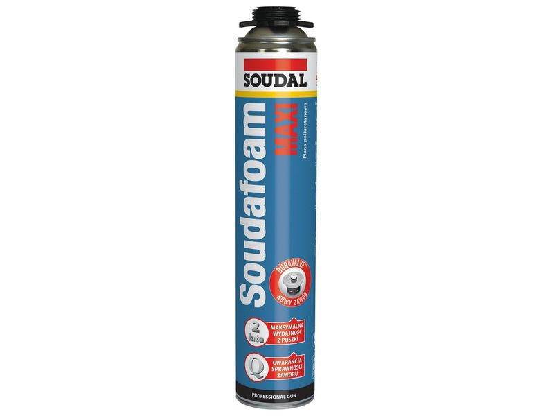 Soudal Piana poliuretanowa pistoletowa MAXI 870ml