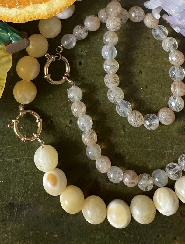 Kralenketting met dik slot
