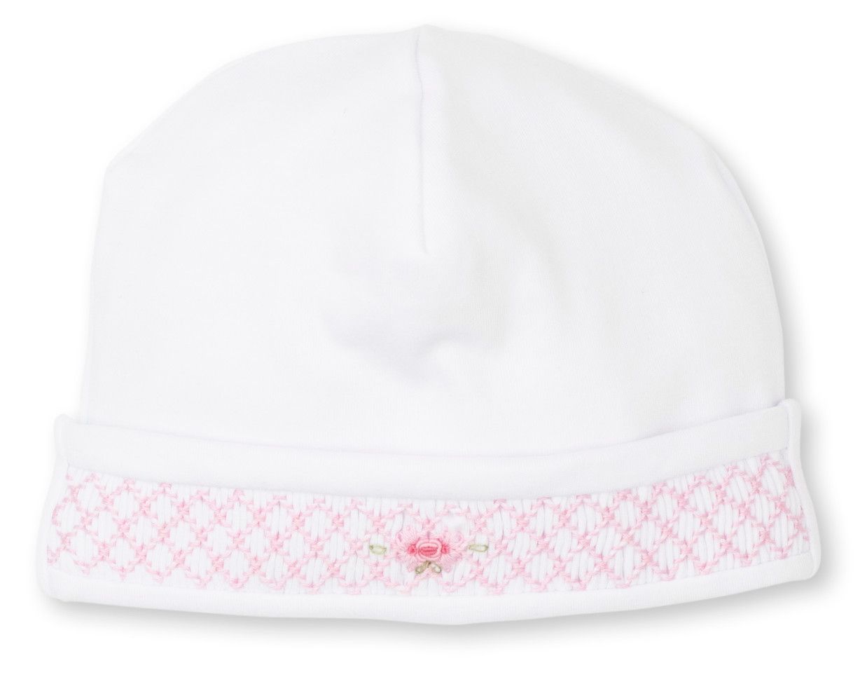 KK CLB Fall Bishop 22 Hat w/ Hand Smk, White/Pink