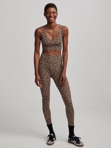form high legging 25, Color: cocoa etched animal, Size: XXS