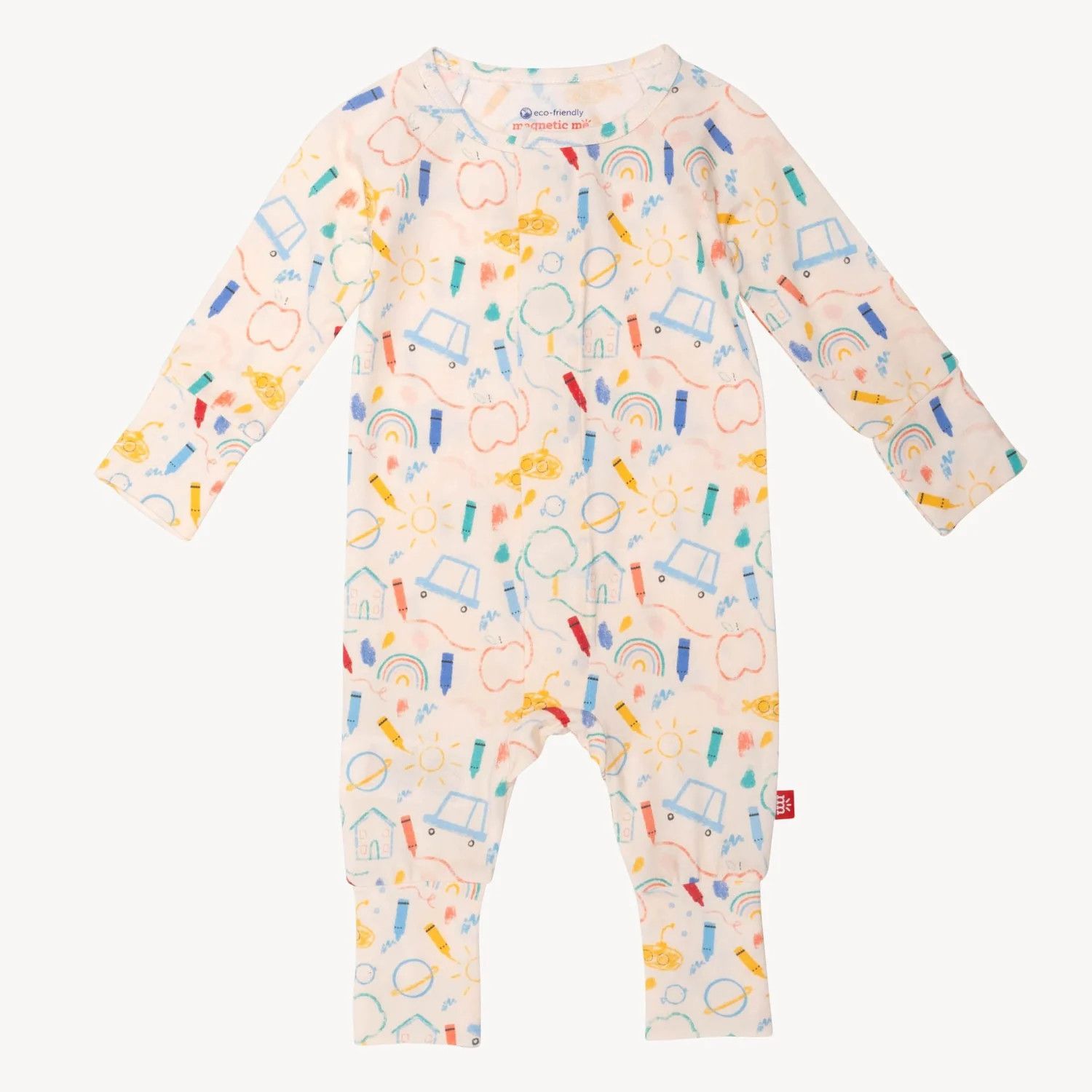 MM Doodle Pop Coverall, Size: 3-6M