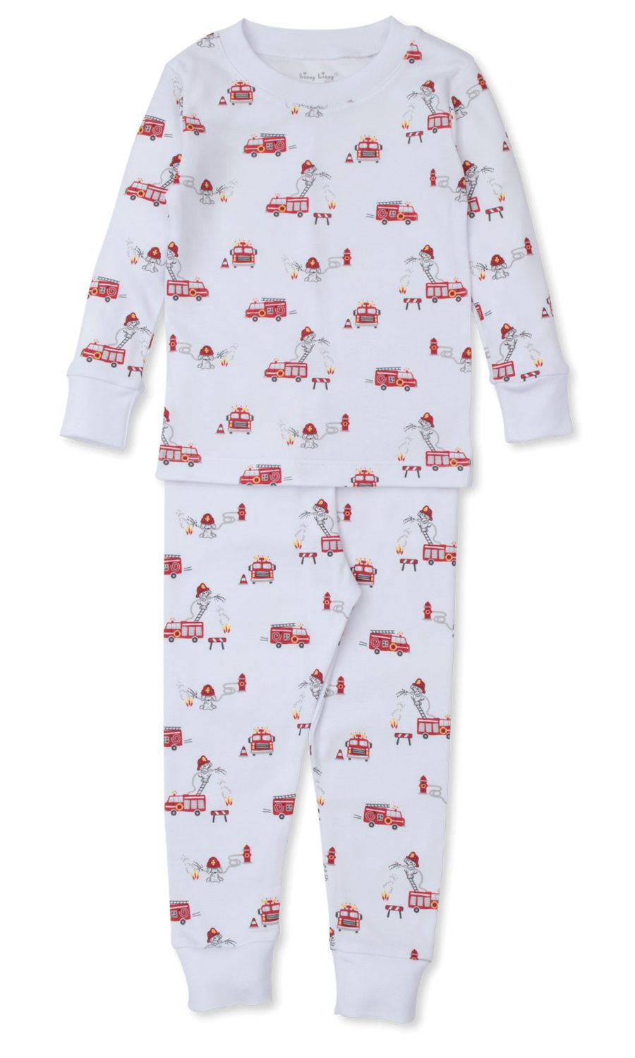 PJ&#39;s Firetruck F Pajama Set Snug Prt, Size: 12-18M