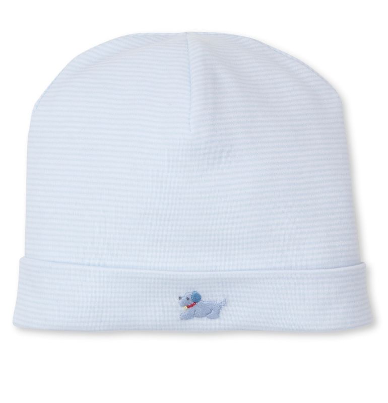 Premier Puppies Hat w/ Hand Emb Str, Color: Light Blue, Size: NB