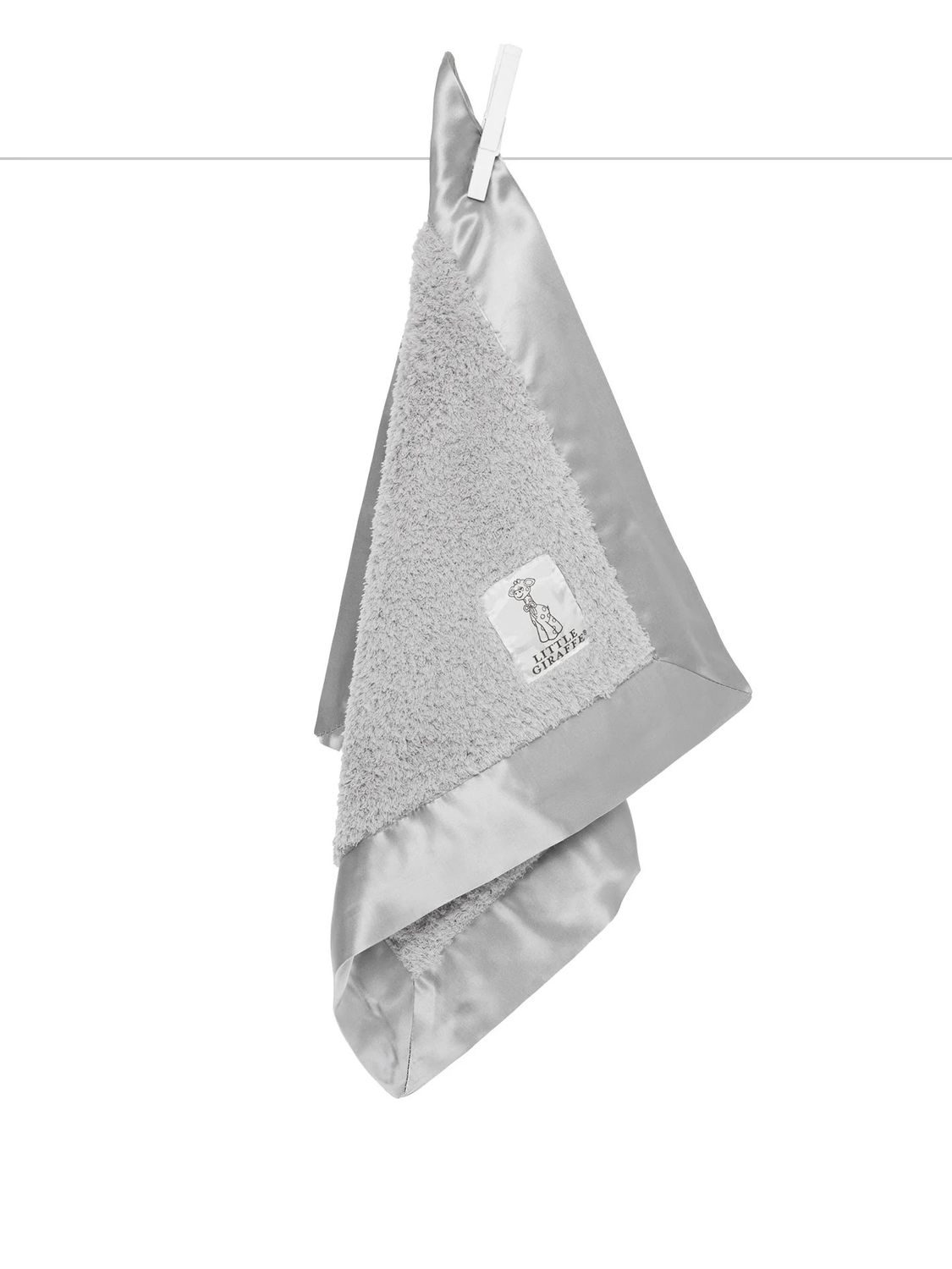 LG Chenille Blanky, Color: Silver