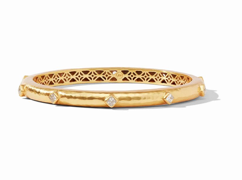 JV Noel Stone Bangle Cubic Zirconia/ Medium