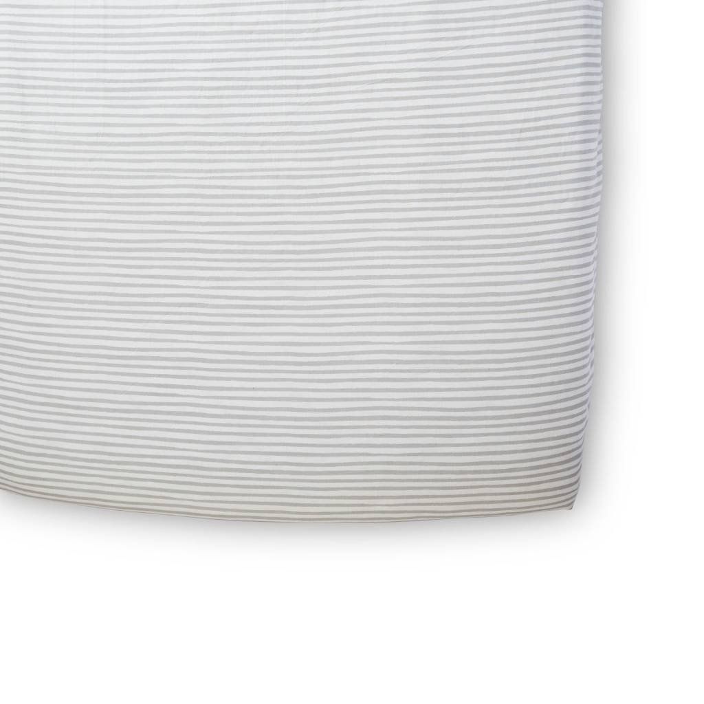 Pehr Stripes Away Pebble Crib Sheet
