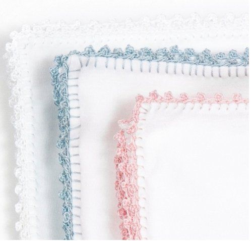 Pixie Lily Blue Jersey Blanket