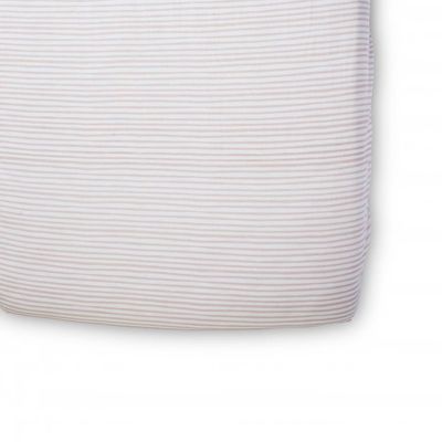 Pehr Stripes Away Petal Crib Sheet