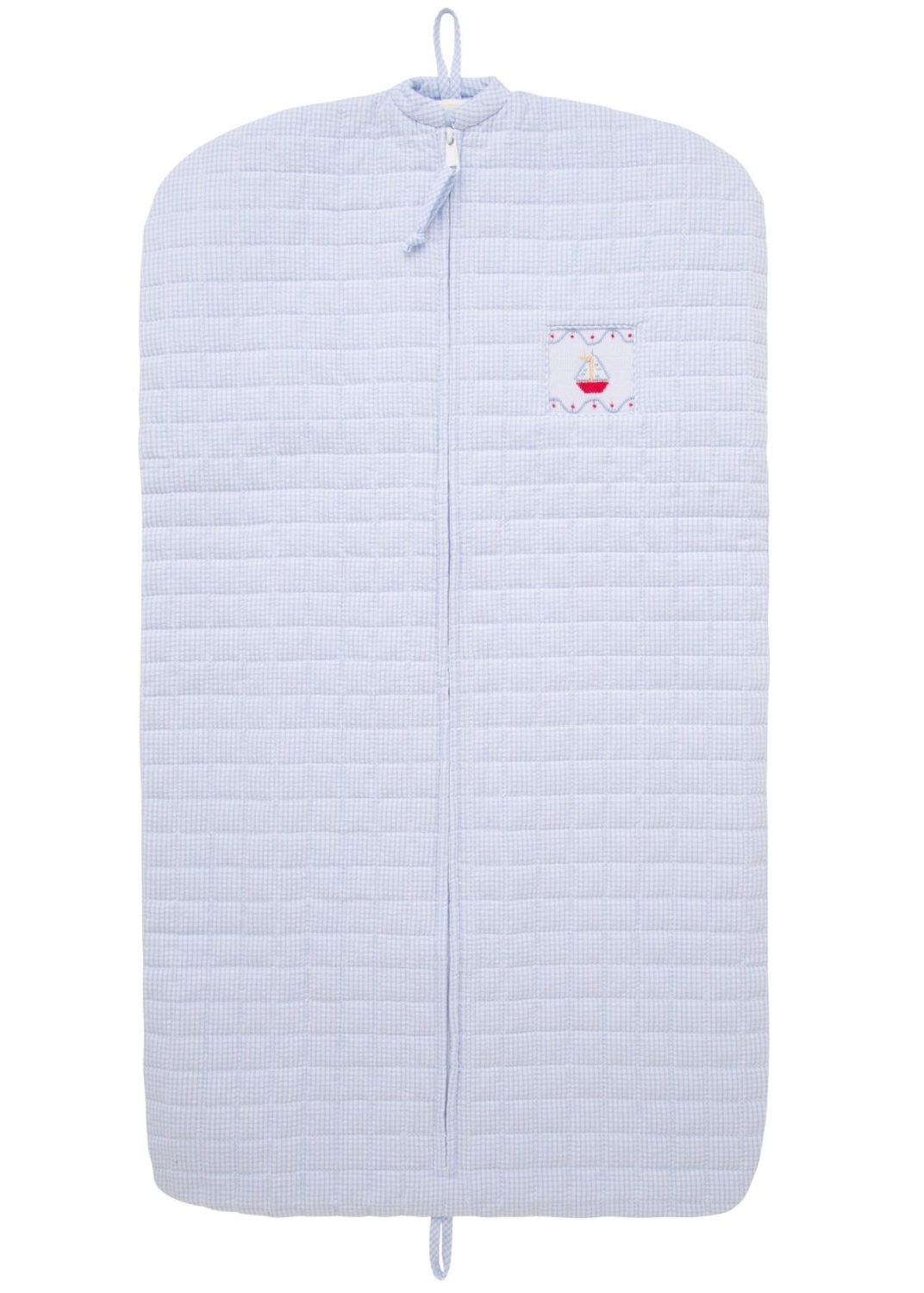 Little English Quilted Luggage Garment Sailboat