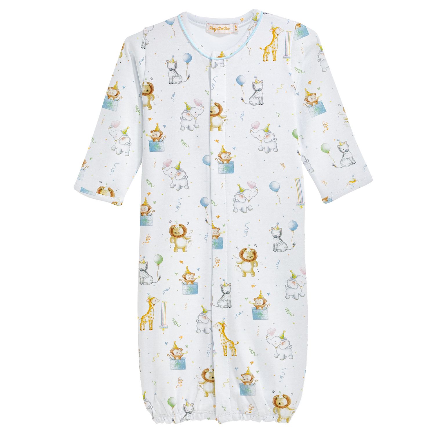 Jungle Party Conv. Gown w/Piping 