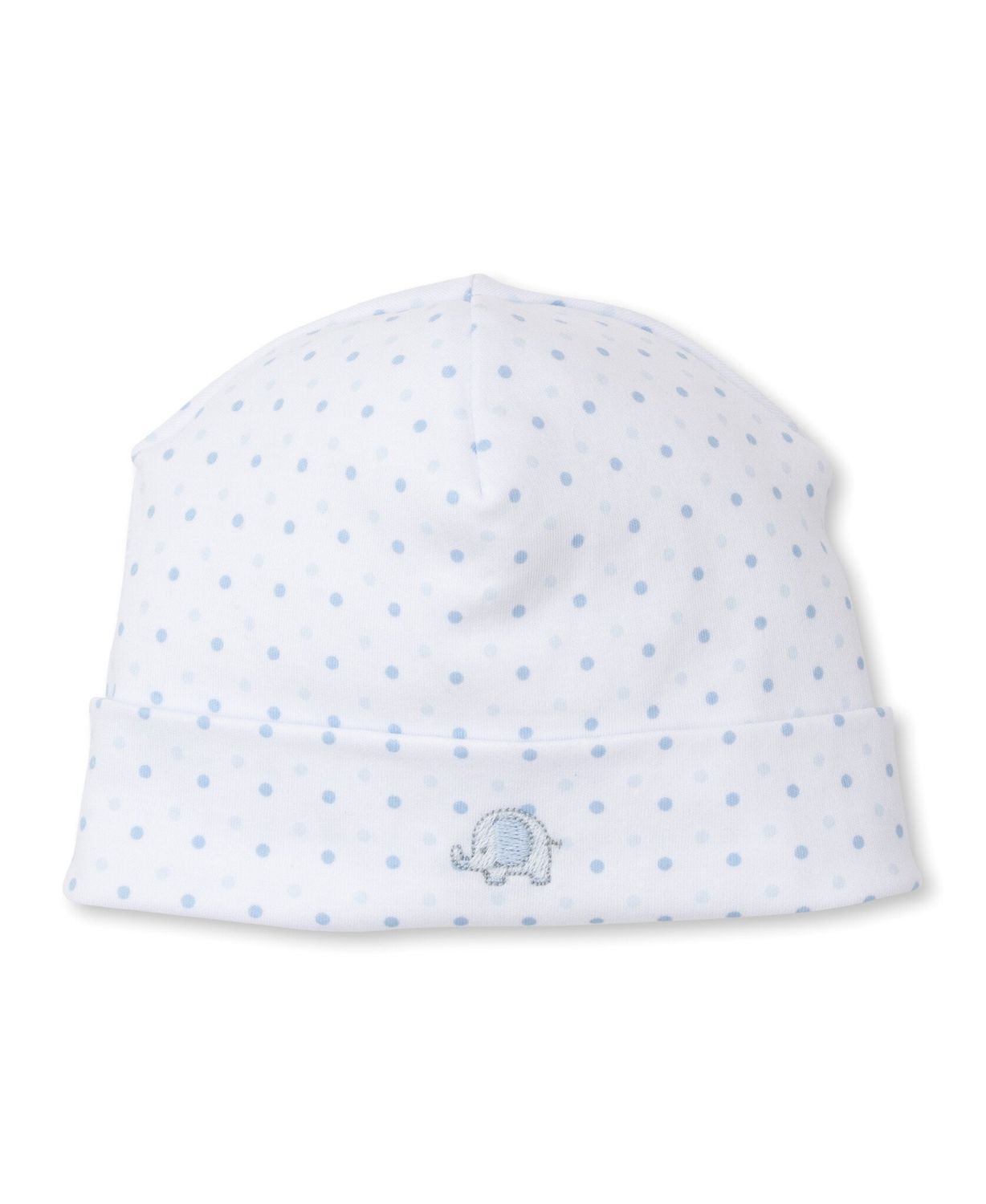 Kissy Kissy Hat Dot- Light Blue Gingham Jungle