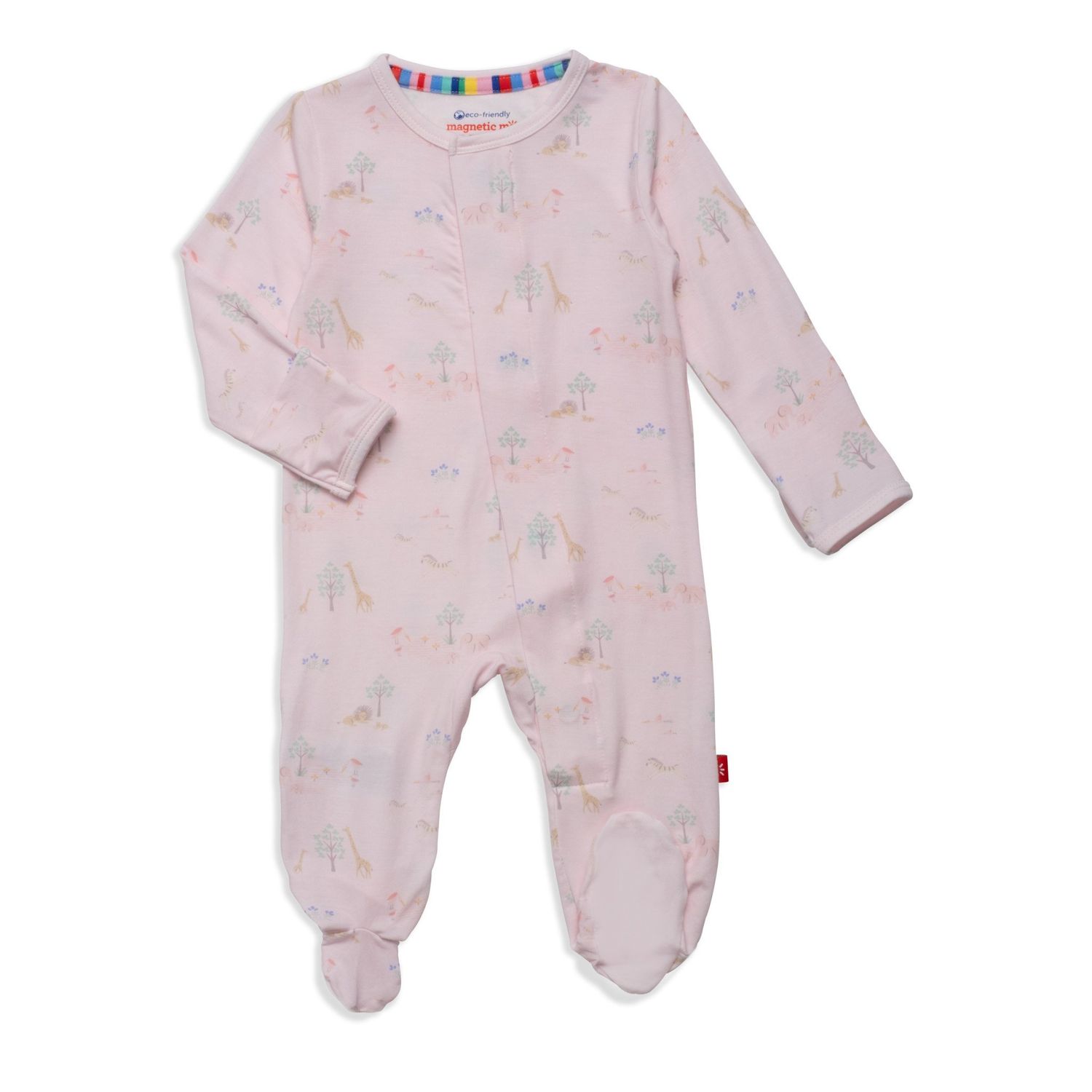 Pink Serene Safari Modal Magnetic Footie