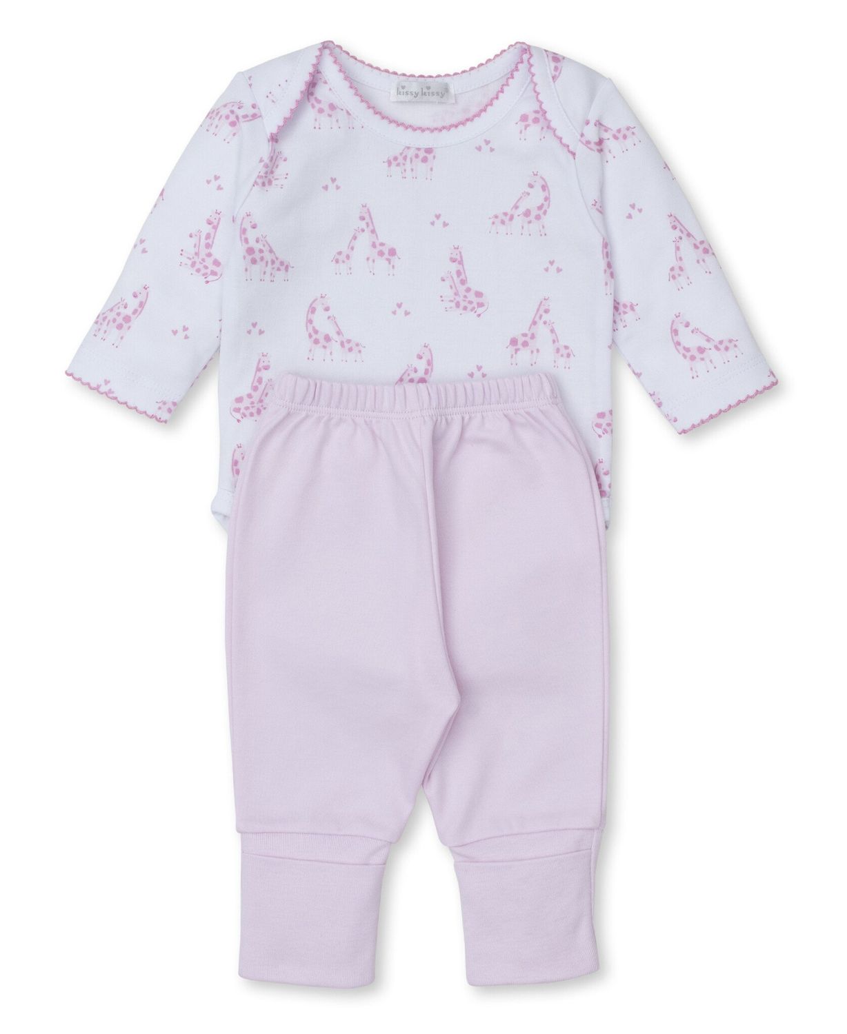 KK Giraffe Glee Pant Set Mix- Pink