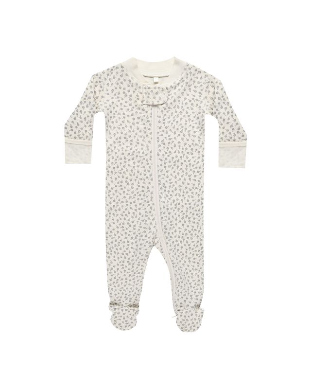 Zip Long Sleeve Sleeper Footie-Scatter