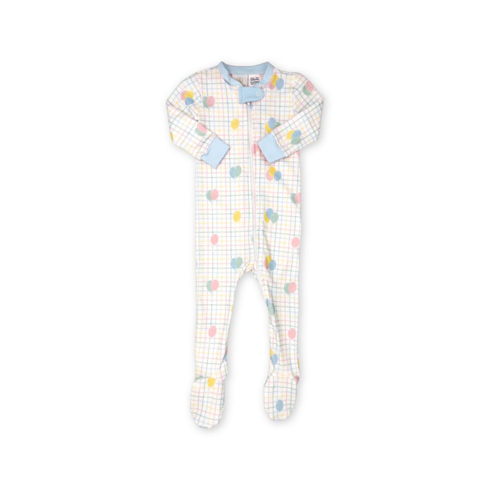 Party Time Plaid Footie Pajama
