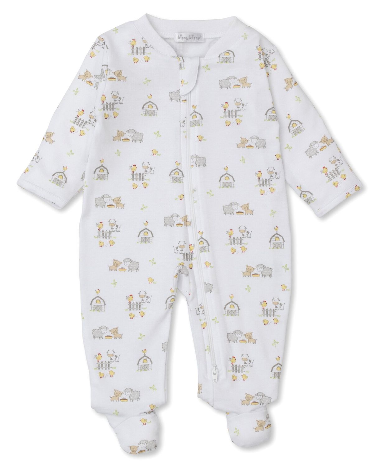 Farmyard Frolic Zipper Footie  