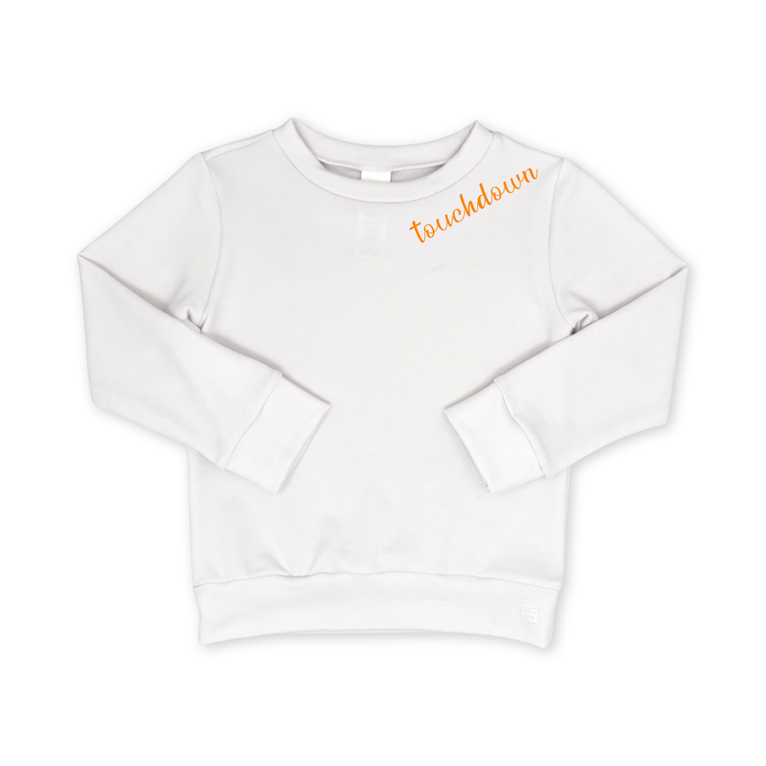 Alex Sweatshirt - Pure Coconut, Orange Touchdown
