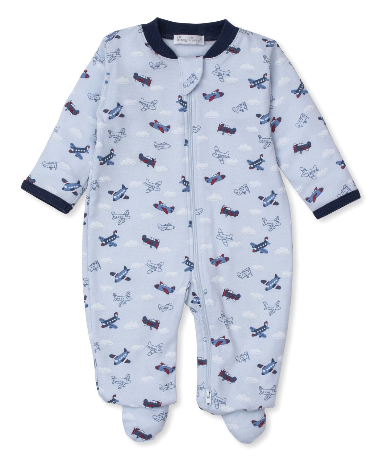 KK Sky-High Planes Footie with Zipper