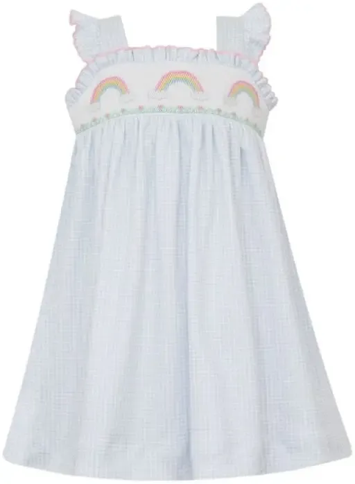 Rainbow Light Blue Gingham Sunbubble