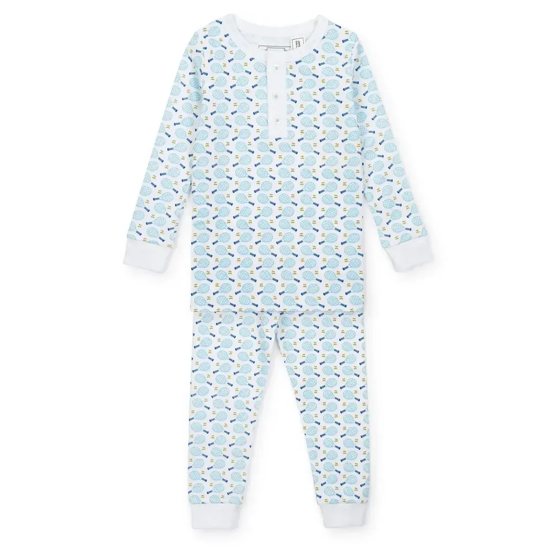 Jack Pajama Set- Tennis Match Blue