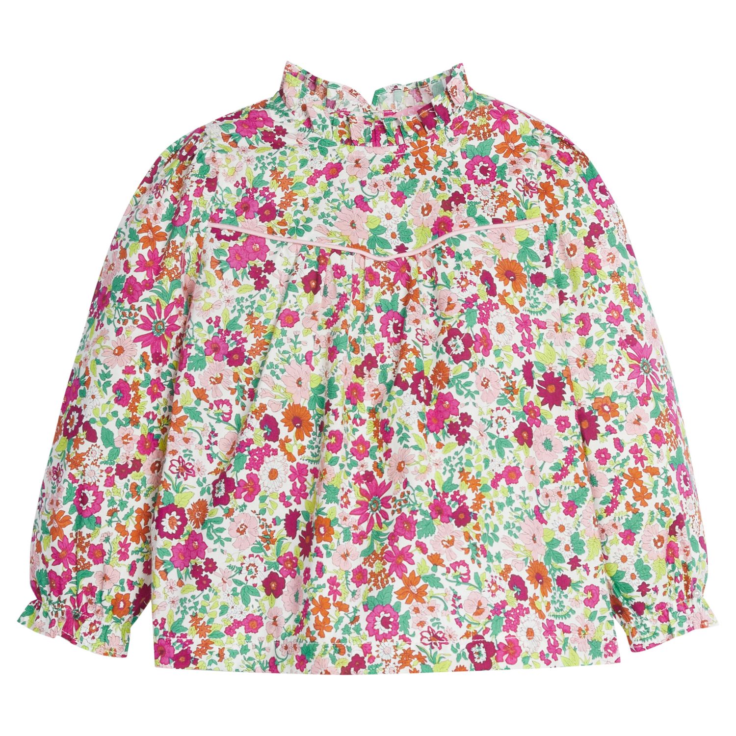 Mccall Top Magenta Floral 