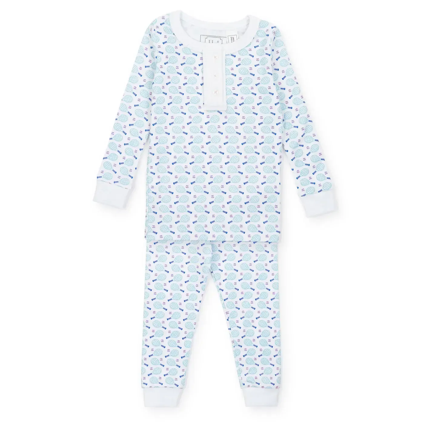 Alden Pajama Set- Tennis Match Pink