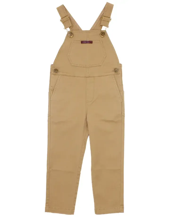 Boys Harvest Overalls- Camel