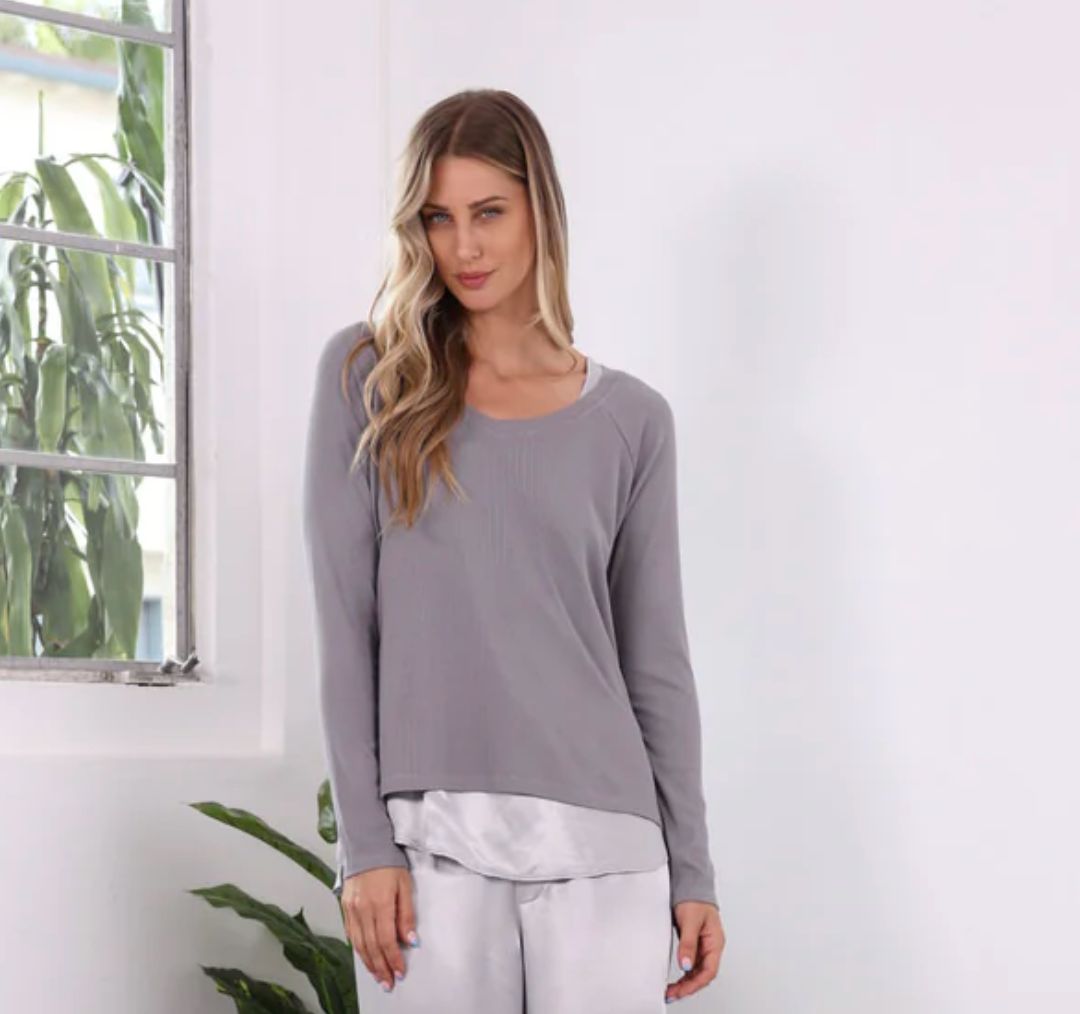 PJ Harlow Frankie Top-Dark Silver