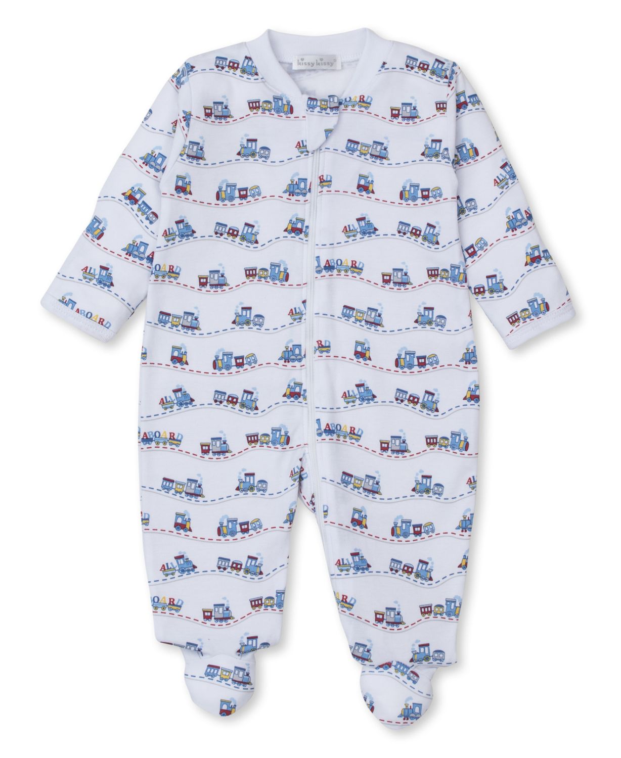 KK Rambling Railroad- Footie with Zip