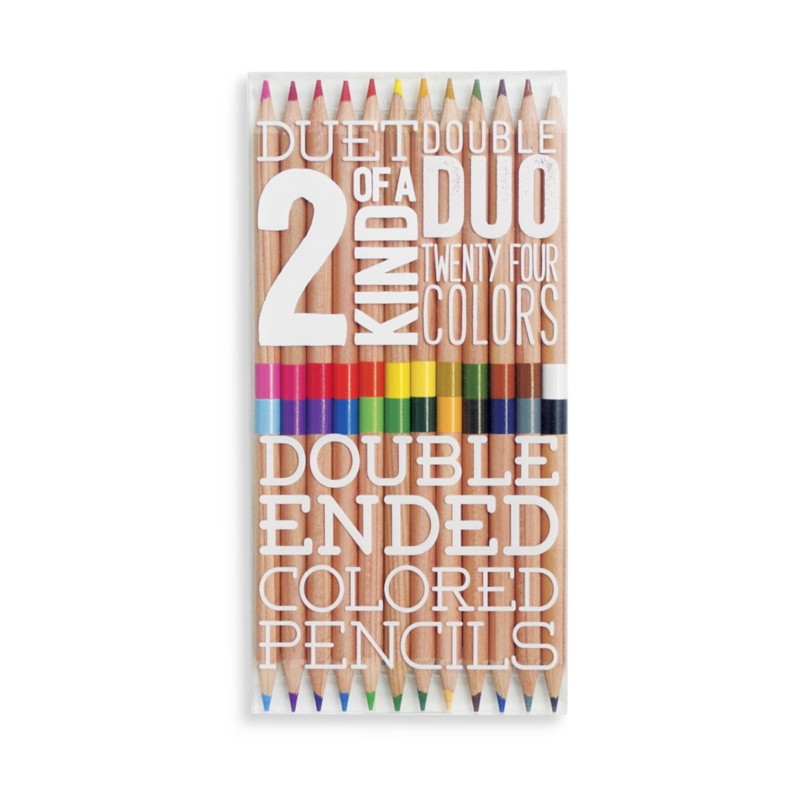Ooly 2 of a Kind Double Ended Colored Pencils - 24 colors