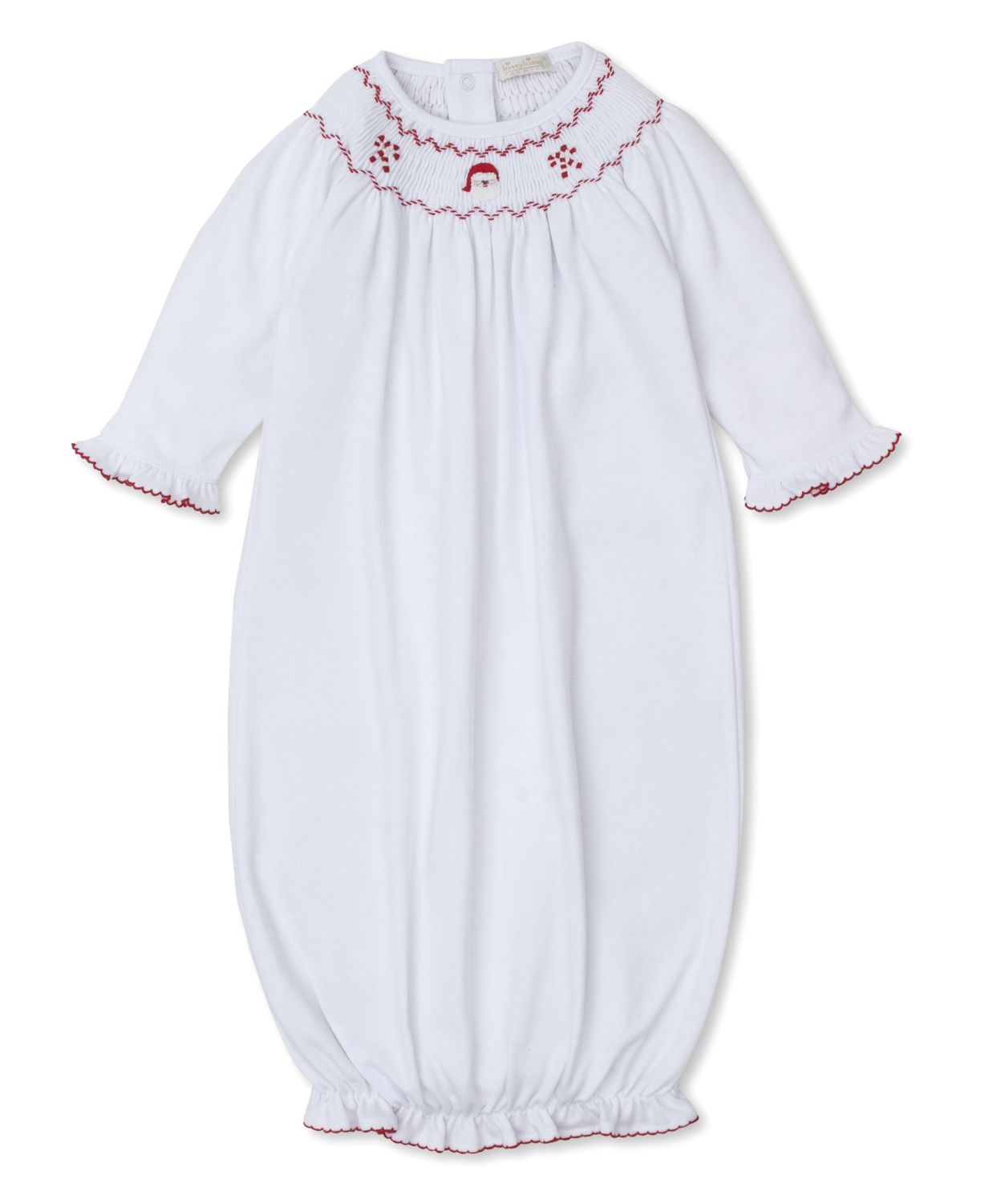 KK Sack with Hand Smocking- CLB Holiday Medley 24