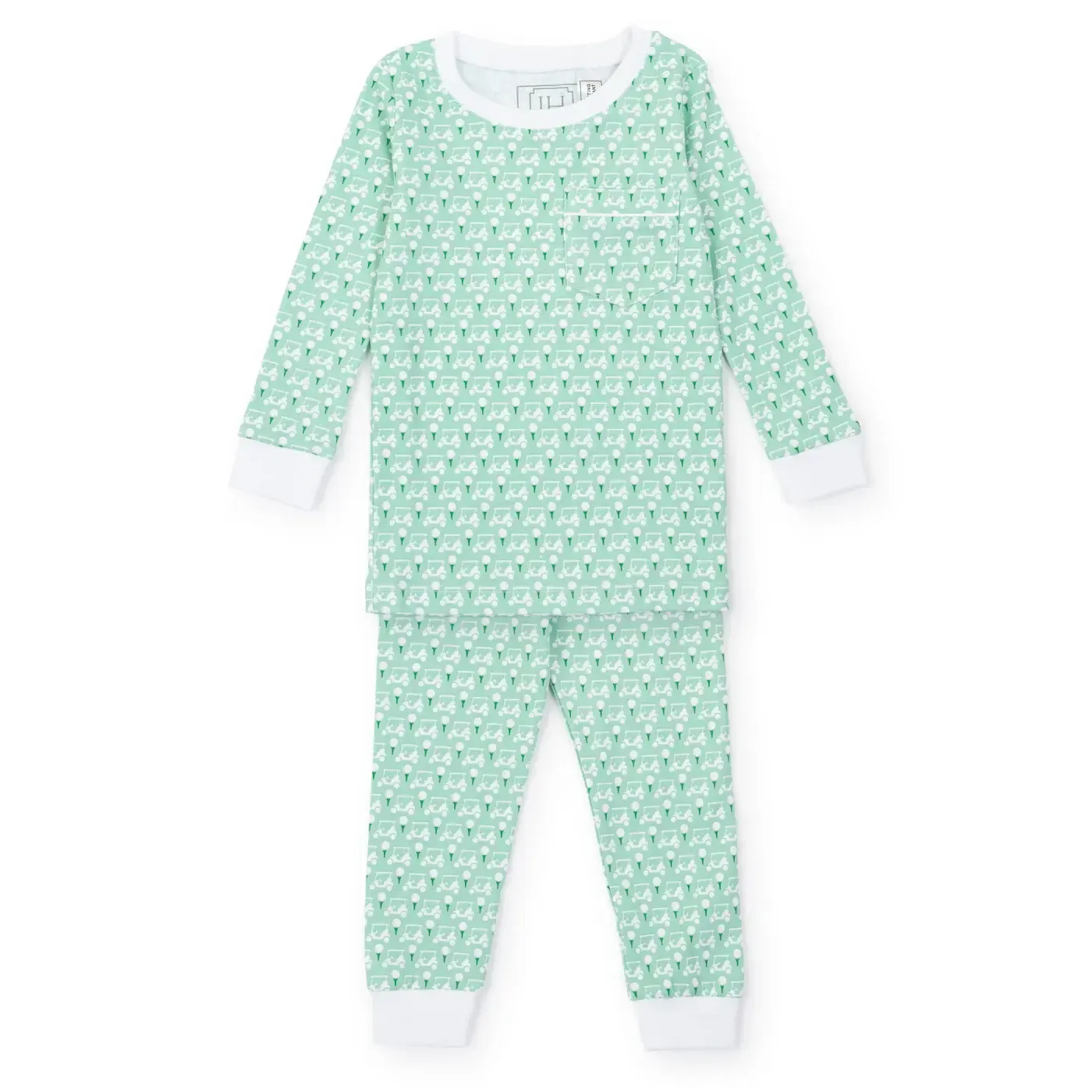 Bradford Pajama Set- Golf Putting Green