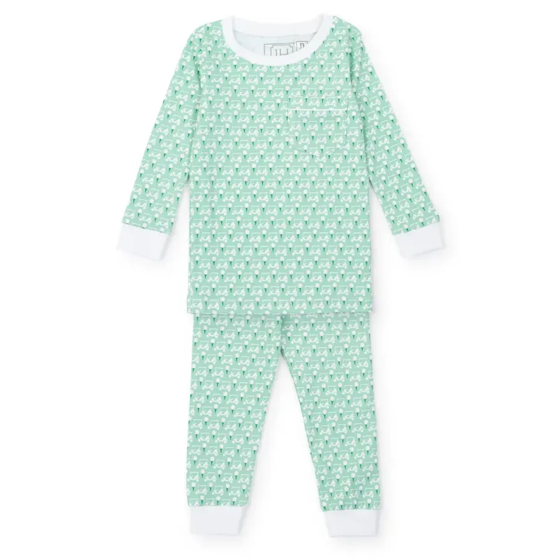Bradford Pajama Set- Golf Putting Green