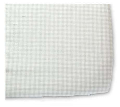 Pehr Crib Sheet - Checkmate Fog