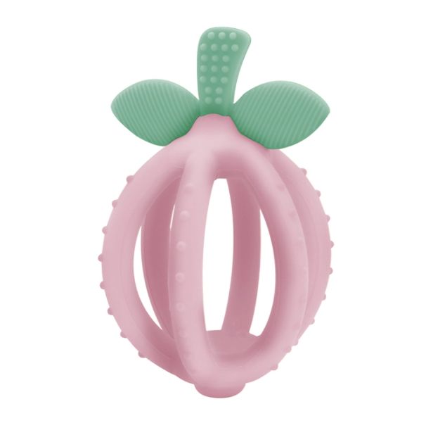 Itzy Ritzy Pink Lemonade Bitzy Biter - Teething Ball