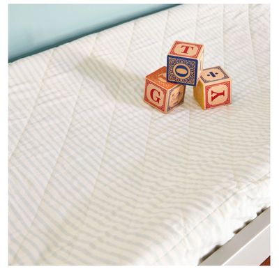 Pehr Stripes Away Change Pad Cover - Pebble