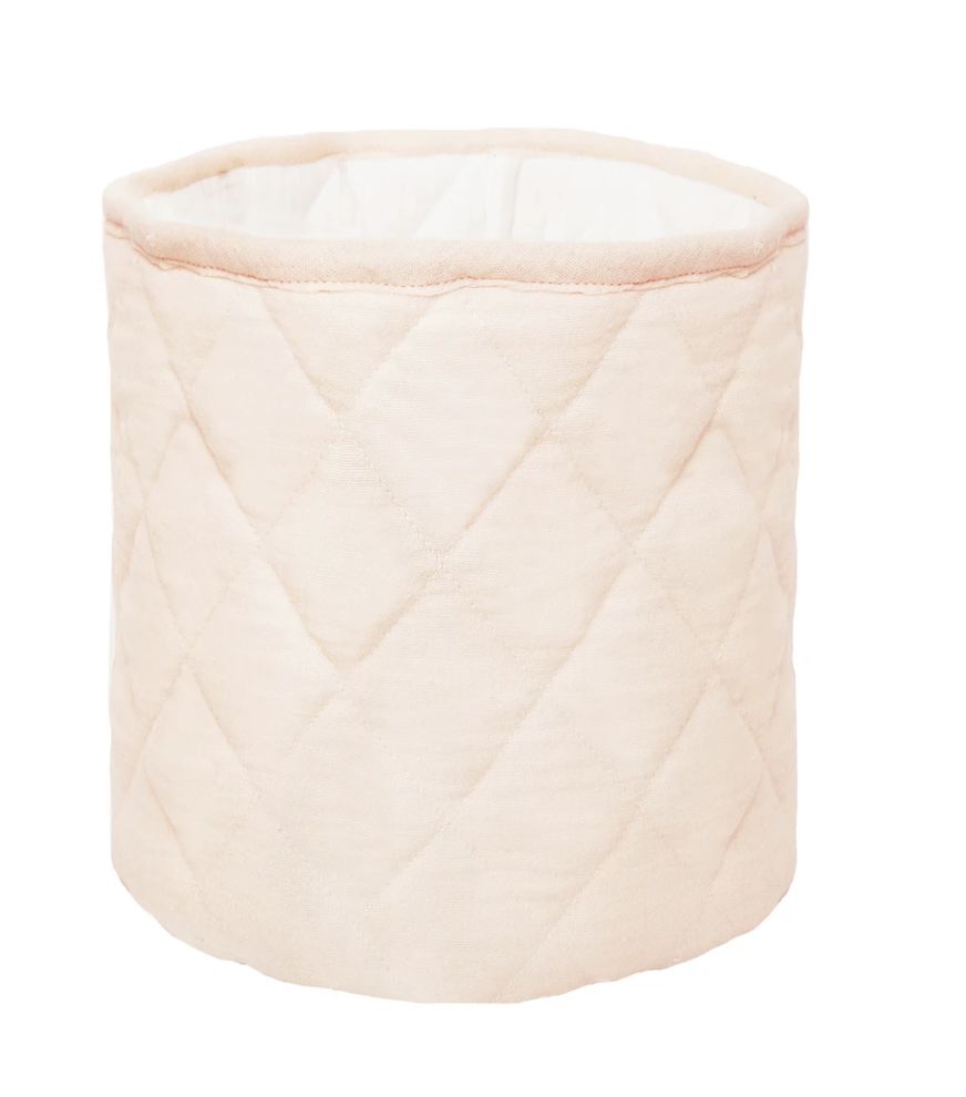 Pink Quilted Bin