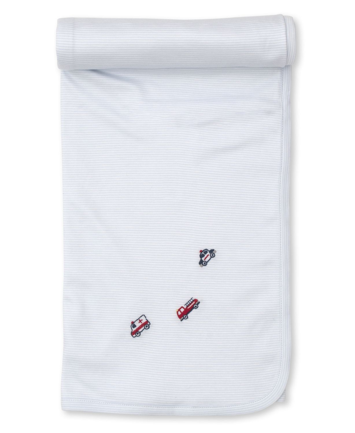 KK To The Rescue Blanket w/ Hand Emb Lt Blue