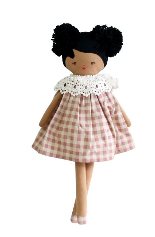Aggie Doll Rose Check