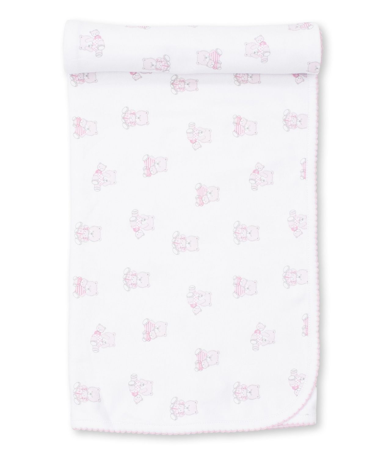 KK Bear Snuggles Blanket Pink