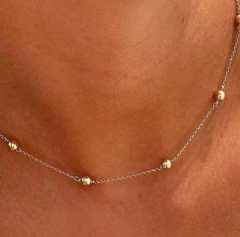 EN 15" Choker Simplicity Chain Gold - 4mm Gold