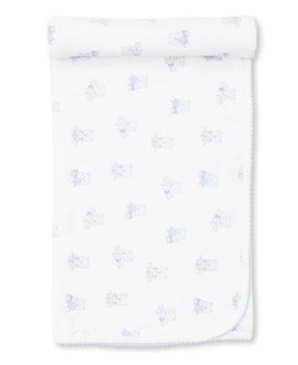 KK Bear Snuggles Blanket Light Blue